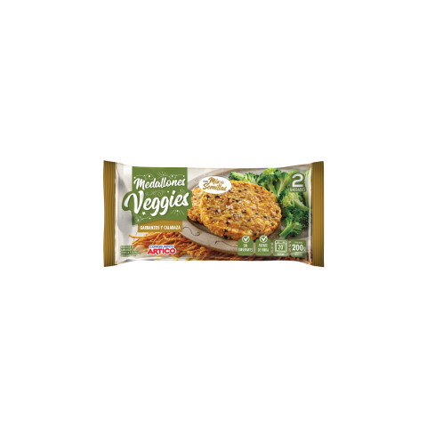Medallones veggie garbanzo y calabaza x2 Artico Medallones Veggies Garb/ceb/za