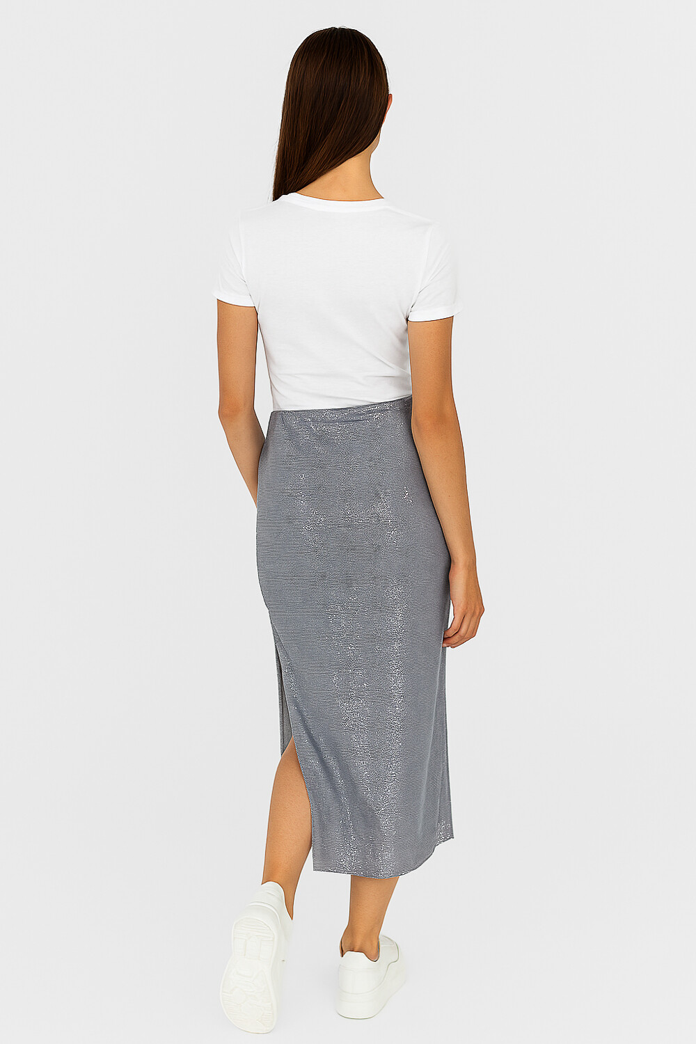 Falda Cameri Gris Medio