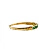 Anillo Sin Fin-Oro Bajo-Piedra Esmeralda-AN8149 conpiedra