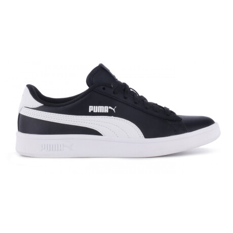 Championes de Mujer Puma Smash V2 W Negro - Blanco