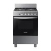 Cocina a Gas Samsung NX4000BM 4 Hornallas con Quemador Rápido Black