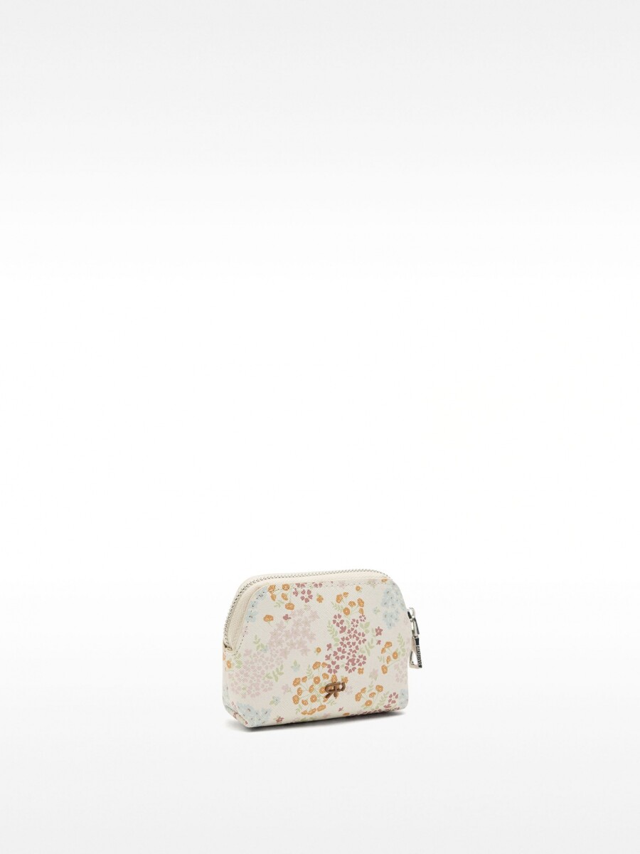 Monedero Con Estampado Floral multicolor