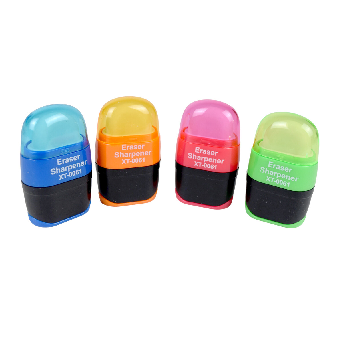 SACAPUNTAS DOBLE C/GOMA OVAL 