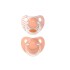 Set x2 chupete anatómico Suavinex 18m Dreams Rosa Salmon
