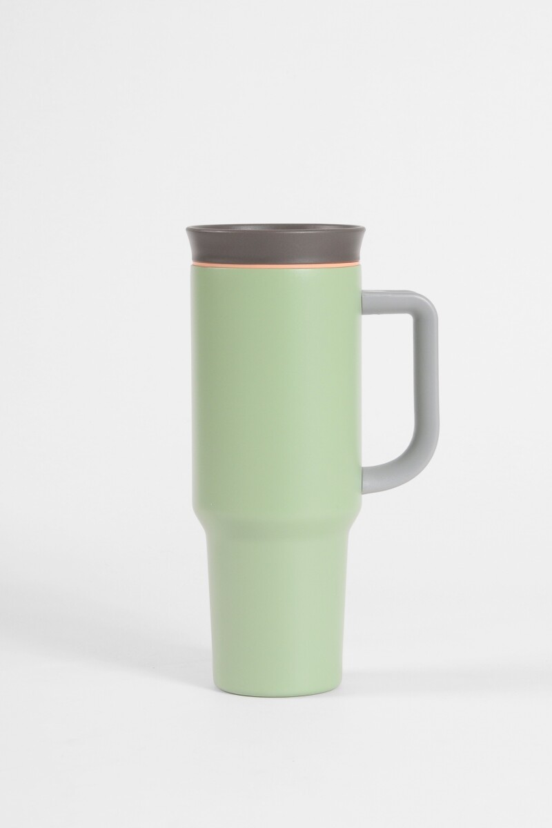 Mug vaso acero 1180 ml verde