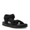Sandalias Infantiles Croco Kids MEXOR estilo teva Negro