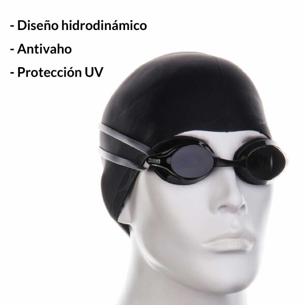 Lentes De Natacion Transparentes Para Adultos Arena Drive 3 Azul