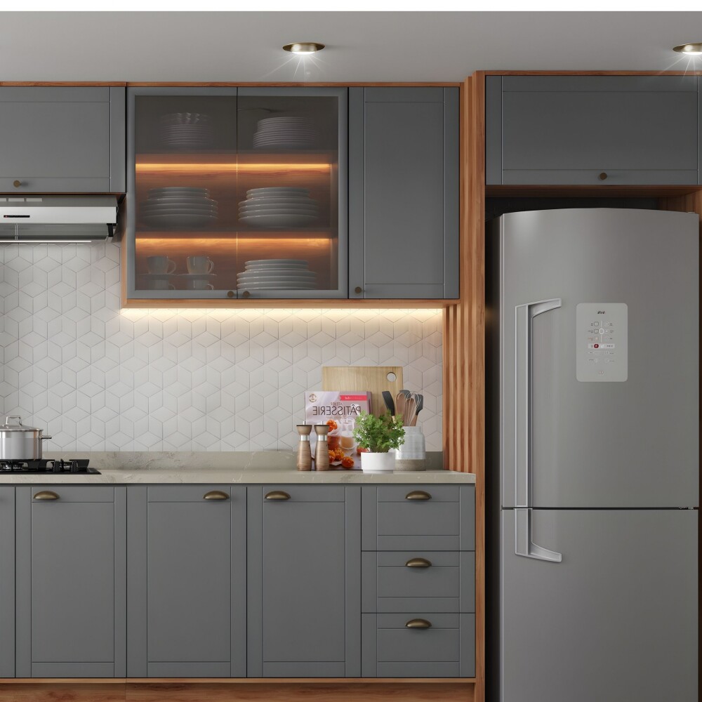 Aéreo Americana - 2 Puertas de Vidrio 1 Puerta 120 cm Aéreo Americana - 2 Puertas de Vidrio 1 Puerta 120 cm