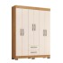 Ropero Abba 6 Puertas 2 Cajones NT6015 Freio White Ropero Abba 6 Puertas 2 Cajones NT6015 Freio White