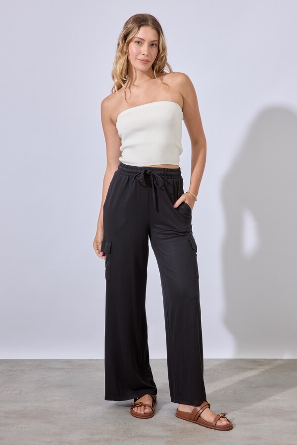 Pantalon Cargo NEGRO