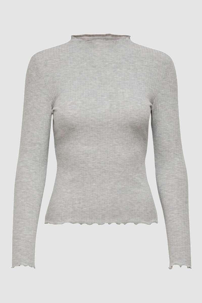 Polera Emma Light Grey Melange