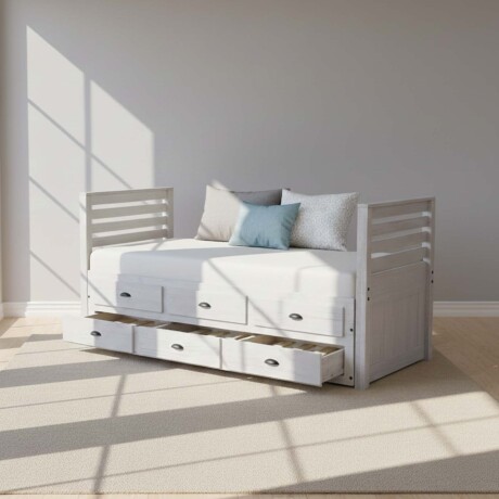CAMA MARINERA MADERA BLANCO MONTAUK