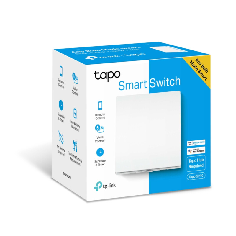 Interruptor de Luz Inteligente Tp-Link Tapo S210 Interruptor de Luz Inteligente Tp-Link Tapo S210