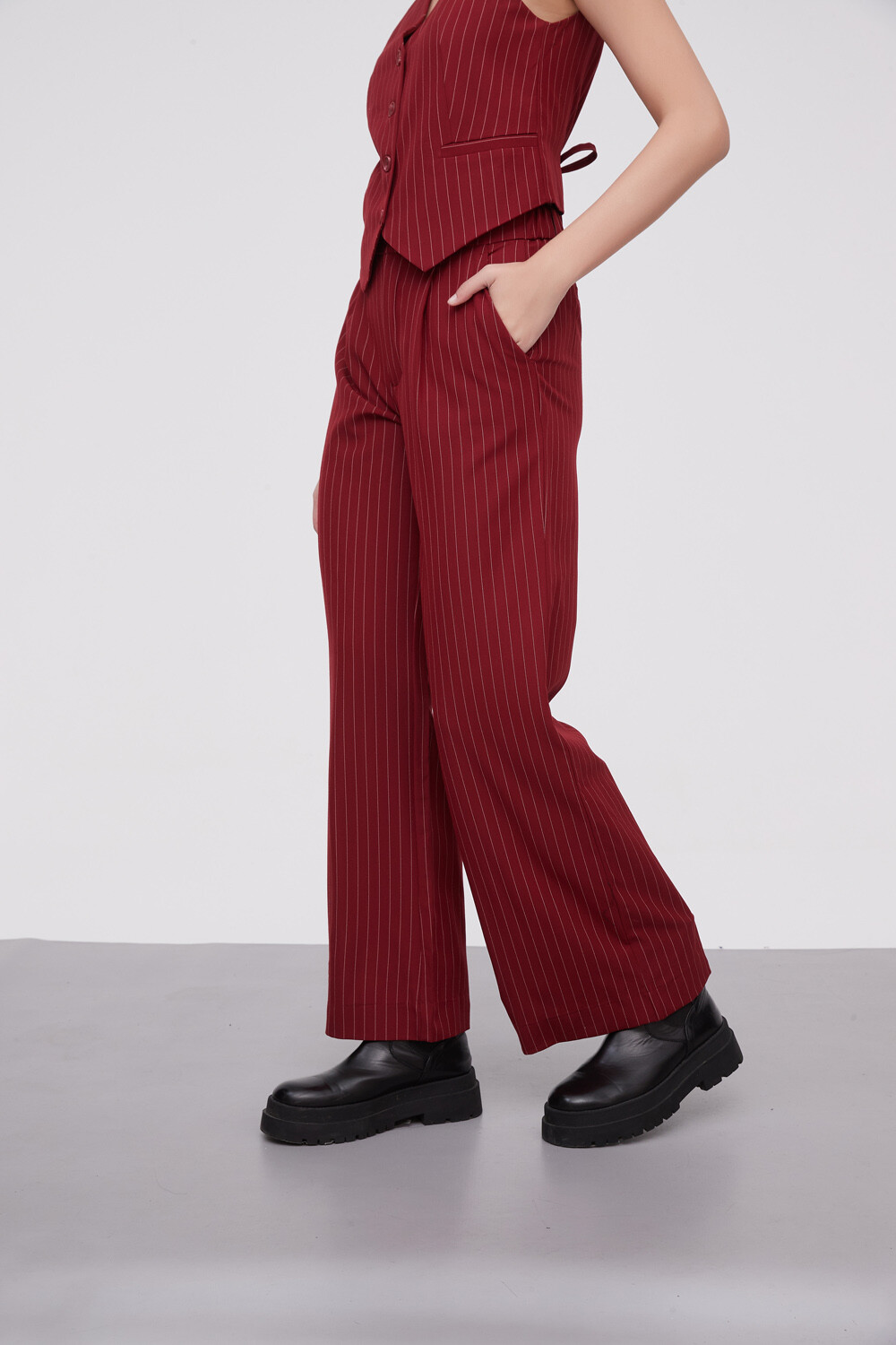 Pantalon Prompa Bordeaux