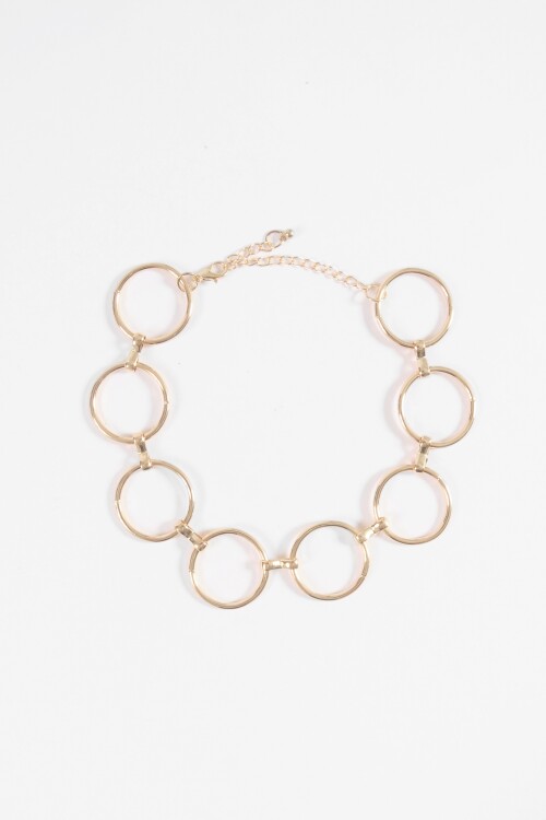 Chocker aros dorado
