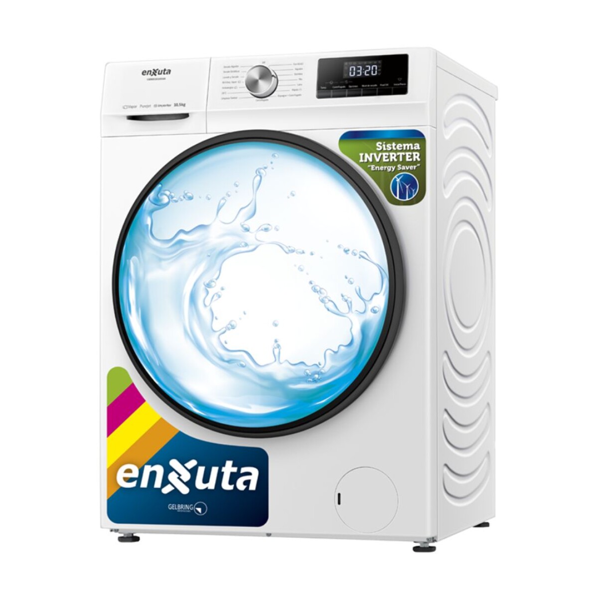 Lavasecarropas Inverter C/Frontal Enxuta LSENX1610560 