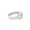 Anillo Profesión Asistente social-Plata y Oro-Sin Piedra-AP5002 sinpiedra