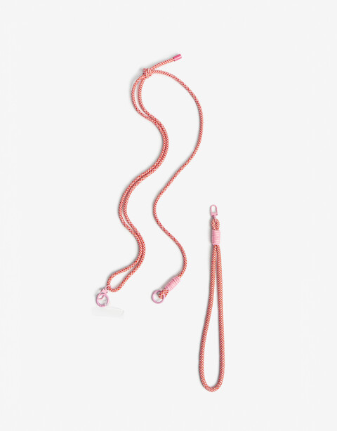 Llavero Cordón Llavero De Soga Maxi. - Rosa Claro