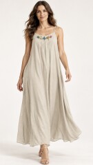 VESTIDO MALASIA BEIGE
