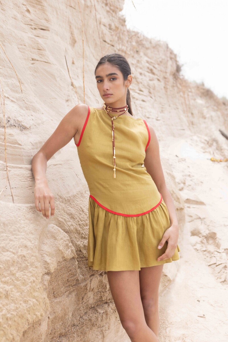 VESTIDO PULPA Pistacho