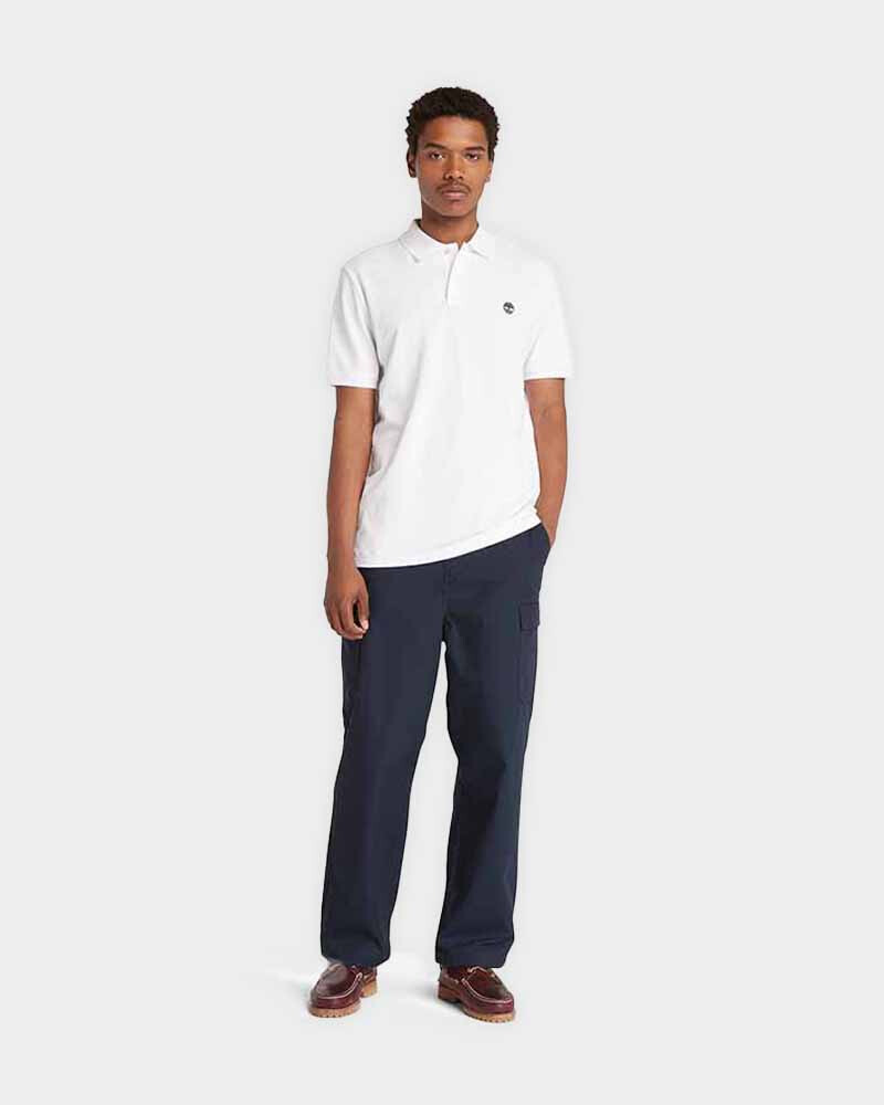 Polo Oyster River Manga Corta Regular Fit Hombre White