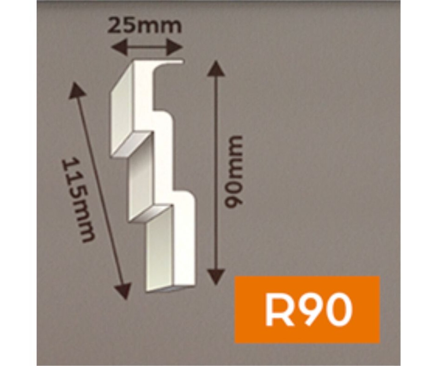 Moldura de polietileno R90 