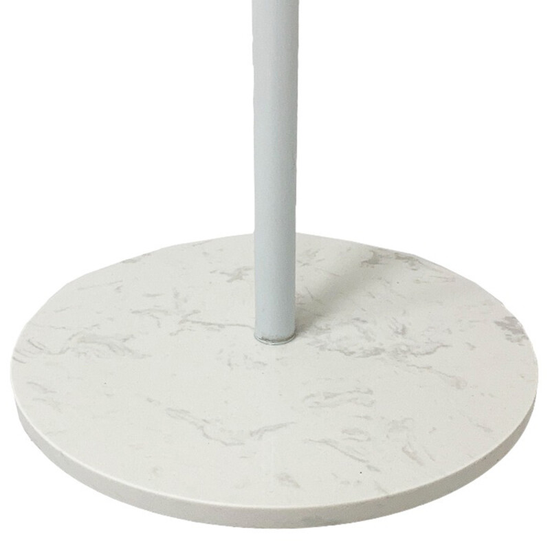 Perchero de Pie 8 Ganchos con Base de Mármol 170x32cm Blanco