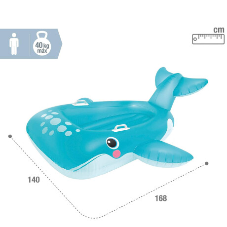 Colchoneta Inflable Intex Ballena Para Piscina Playa Inx057567