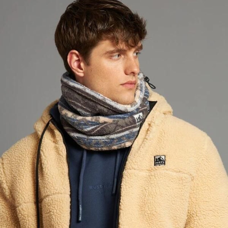 Cuello Hom.Polar Rusty Azul