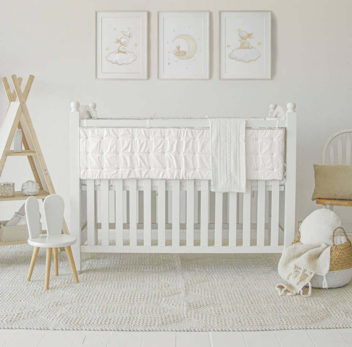 Kit bebé Capitone - Blanco con Beige 
