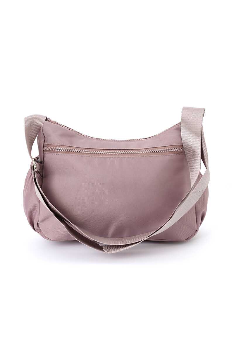 Bandolera de nylon Rosa