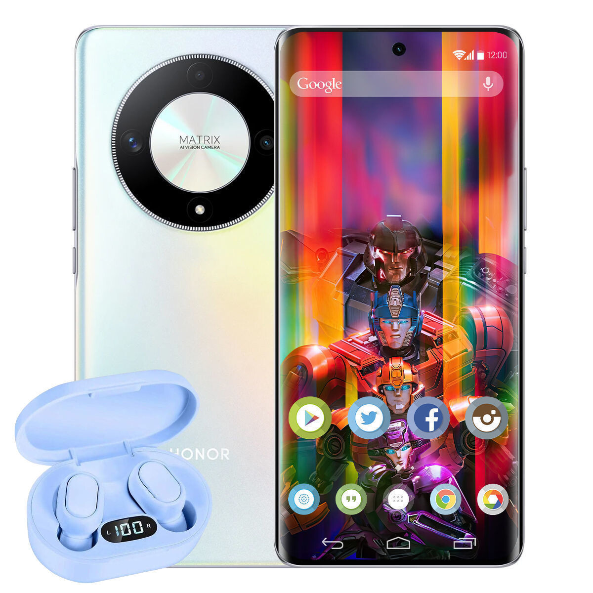 Honor Magic 6 Lite 8/256 Gb 5g + Auriculares Inalámbricos E7s - COMBO HONOR MAGIC 6 LITE 8/256 + REGALO 