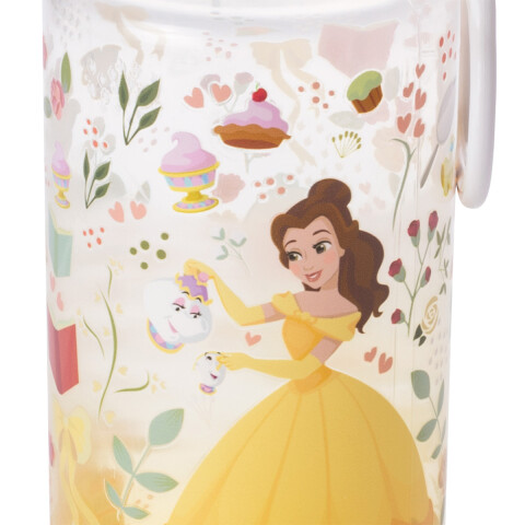 Botella Plática Relieve Princesas Disney 600 ml BELLA