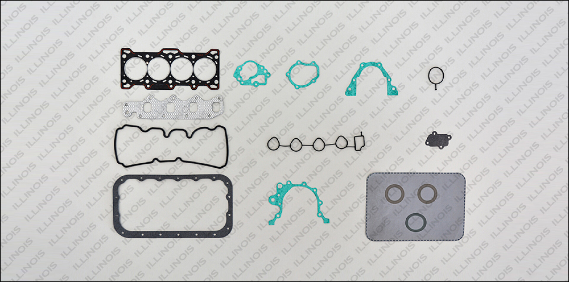 JUNTA CHEVROLET JGO. SPARK 1.0 4 CILINDROS C/RETENES SIN SELLOS ILLINOIS 