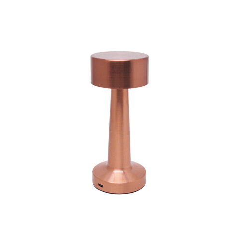 Lámpara de mesa LED inalámbrica 2W rosa USB-C IX5013
