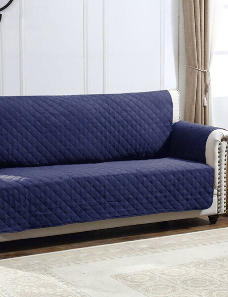 Cubre sofá de 1 cuerpo súper resistente Azul