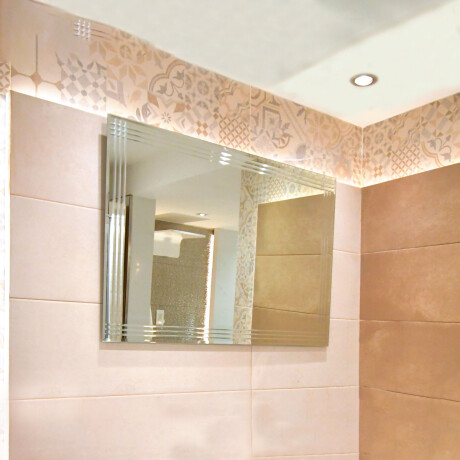 VIDRIO ANTI CORROSION 80X60 ESPEJO CUADRADO 000