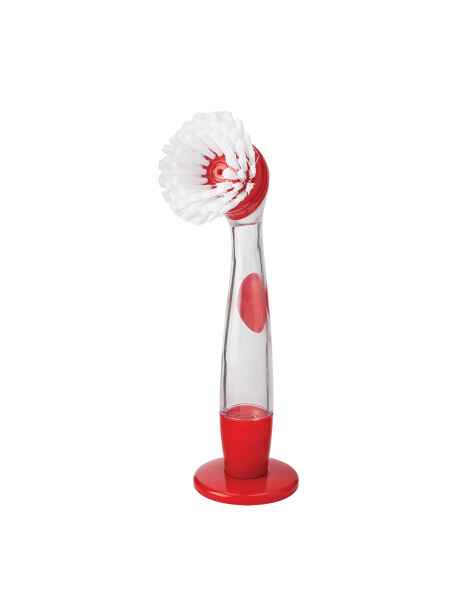 CEPILLO C/ DISPENSADOR DE JABON NEGRO/ROJO JOIE CEPILLO C/ DISPENSADOR DE JABON NEGRO/ROJO JOIE