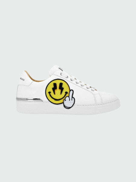 PHILIPP PLEIN - zapatillas amarillas Smile con strass Estampado