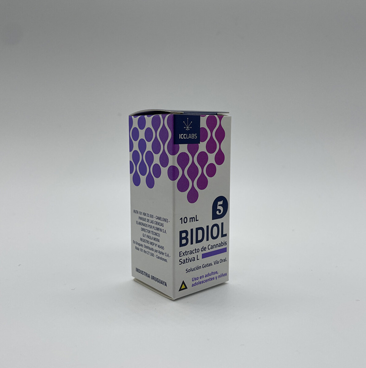 Extracto de cannabis Bidiol - 5% CBD 10 ml 