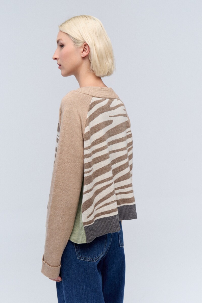 Cardigan Cebra Vison