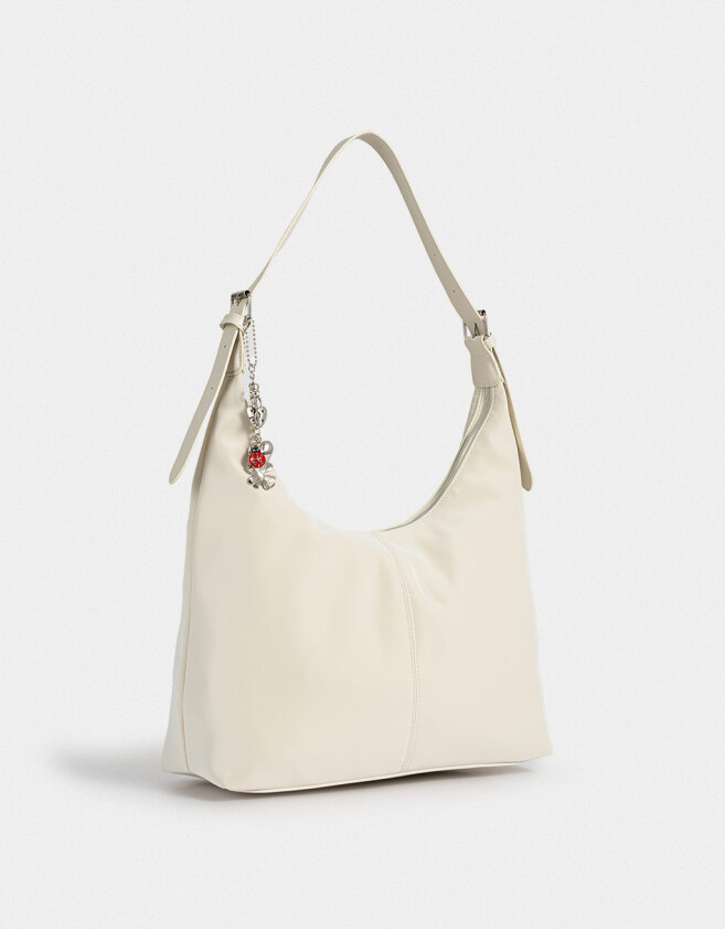 Saca Cartera Saca Con Charm - Blanco Crudo