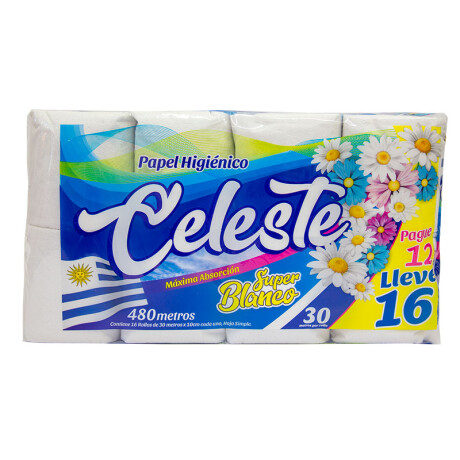 PH 30M 16 ROLLOS CELESTE (FUNDA X 4PACK) PH 30M 16 ROLLOS CELESTE (FUNDA X 4PACK)