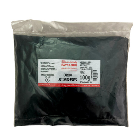 Carbón Activado en Polvo 100 g