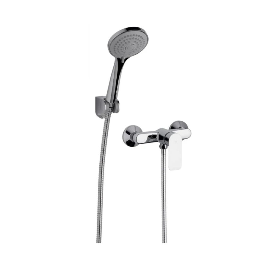 Grifería de Ducha Exterior Monocomando cromada línea Coty Grifería de Ducha Exterior Monocomando cromada línea Coty