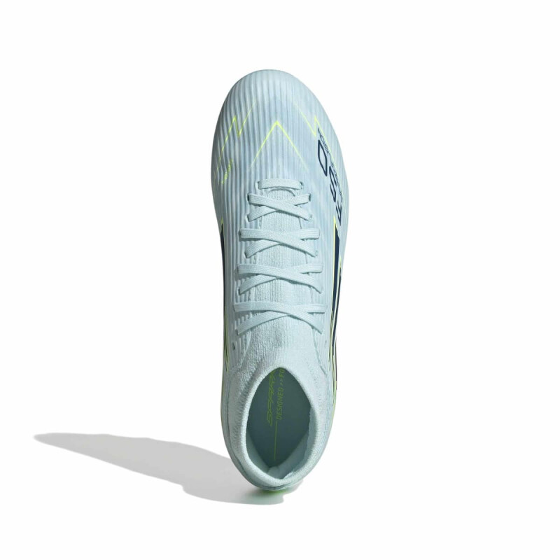 Championes Futbol Cancha FG Adidas F50 SPARKFUSION LEAGUE FG/AG de Mujer - JR8998 Celeste-negro