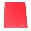 CUADERNO TEORIA 96 HOJAS TAPAS COLORES TAPA ROJA