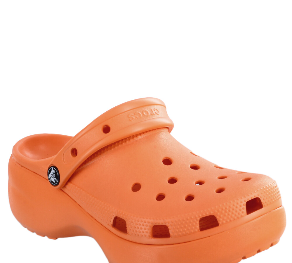 Zueco Classic Plataforma Crocs Papaya Crocs 069.067509780 — Stadium