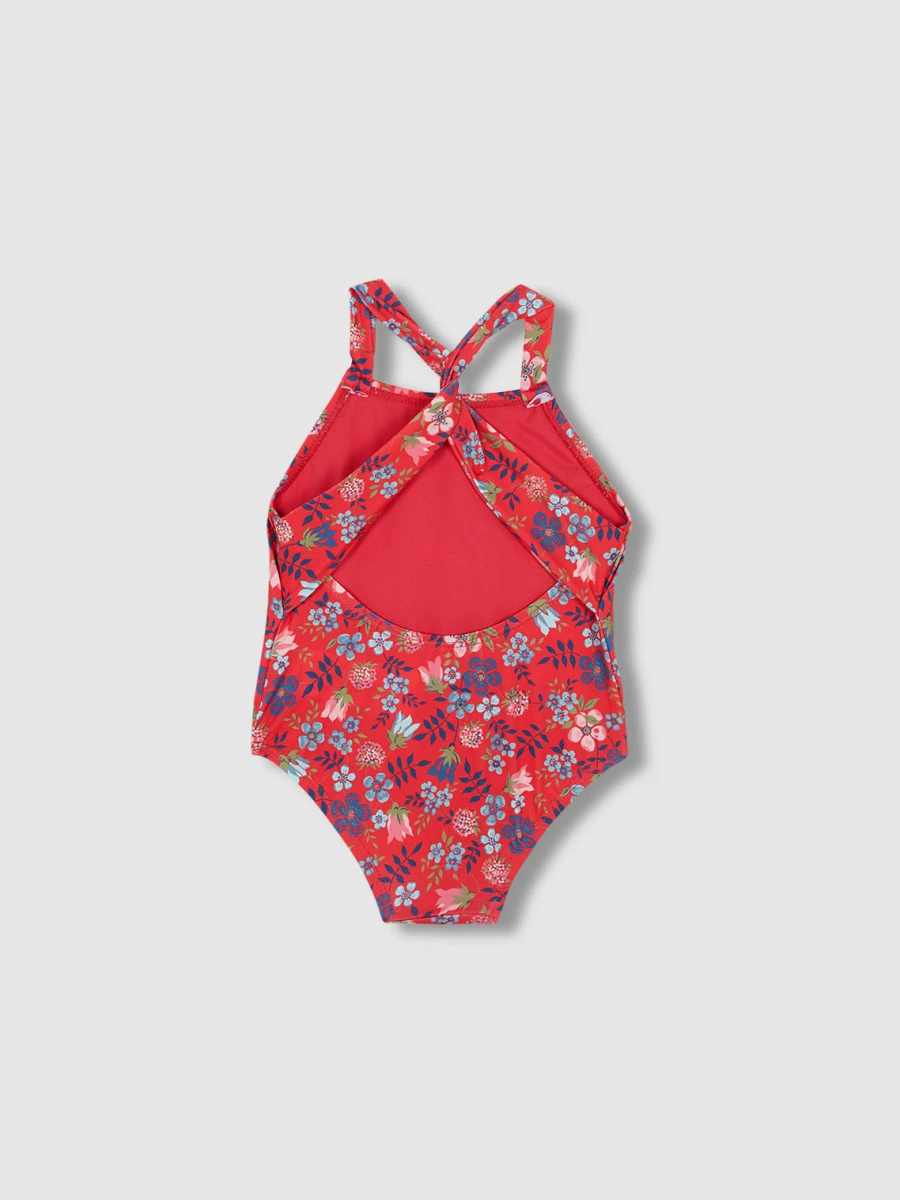 Traje De Baño Liberty Fresa Brillante