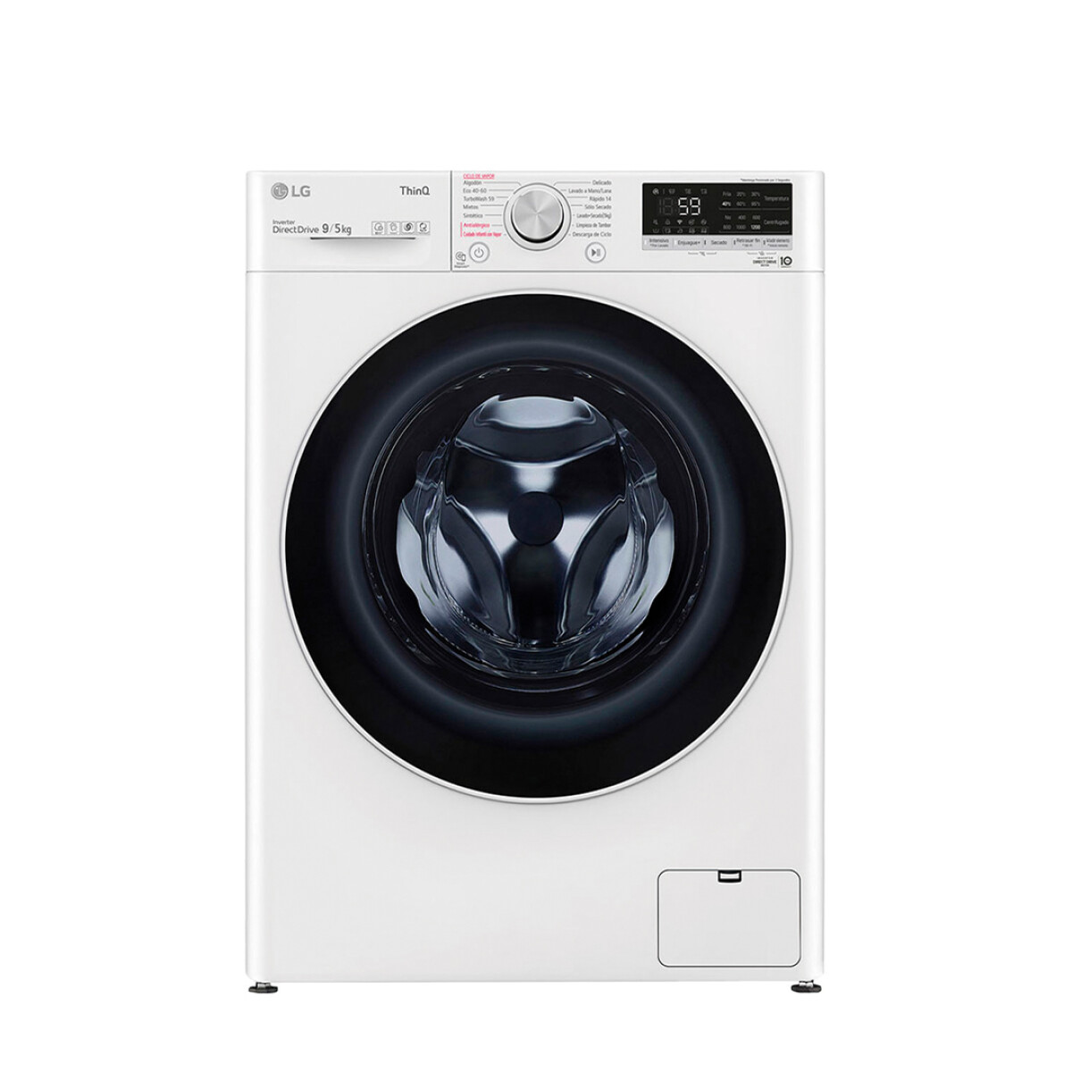 Lavasecarropas frontal inverter LG 9Kg WD9WVC4S6 